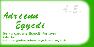 adrienn egyedi business card
